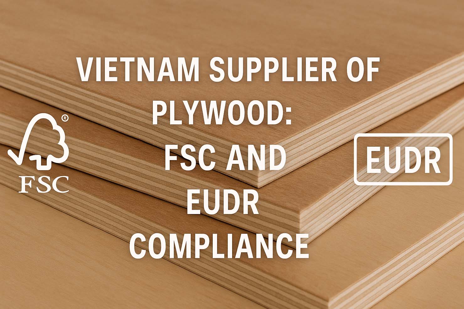 Vietnam Supplier of Plywood: FSC and EUDR Compliance