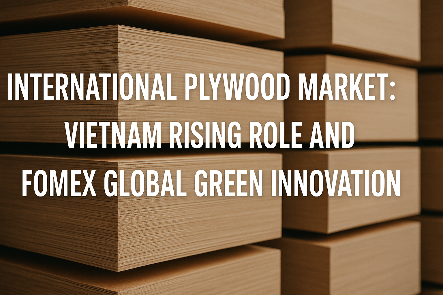 International Plywood Market: Vietnam Rising Role and Fomex Global Green Innovation