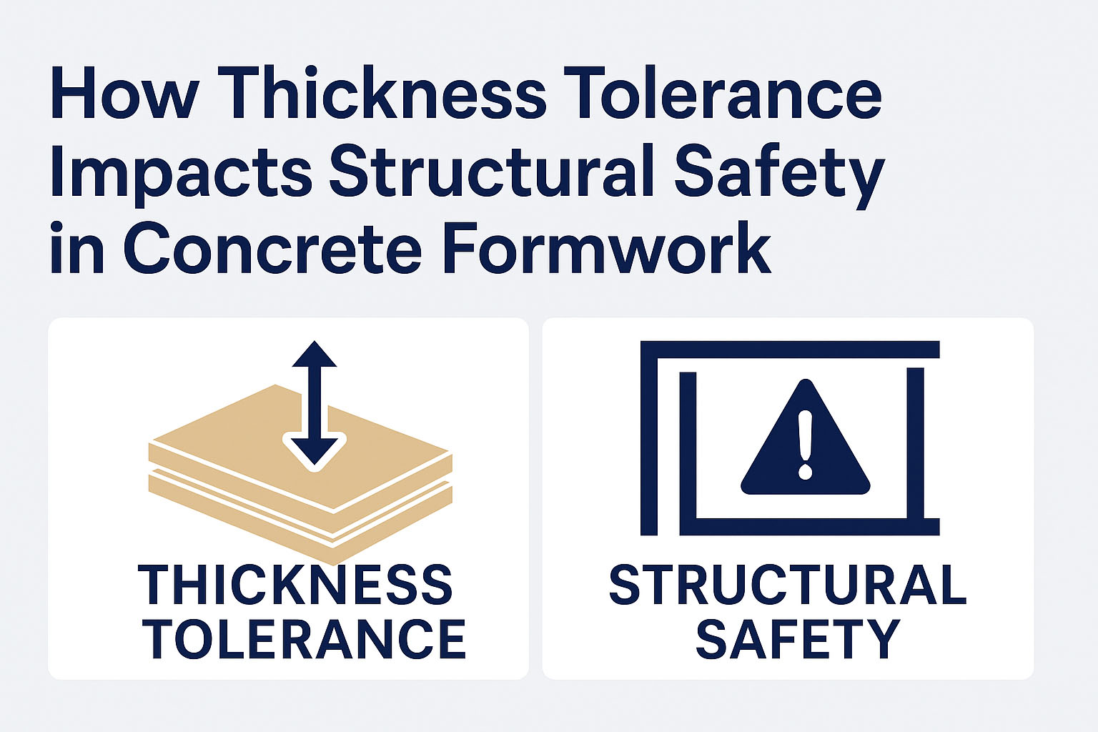 How Thickness Tolerance Impacts Structural Safety in Concrete Formwork