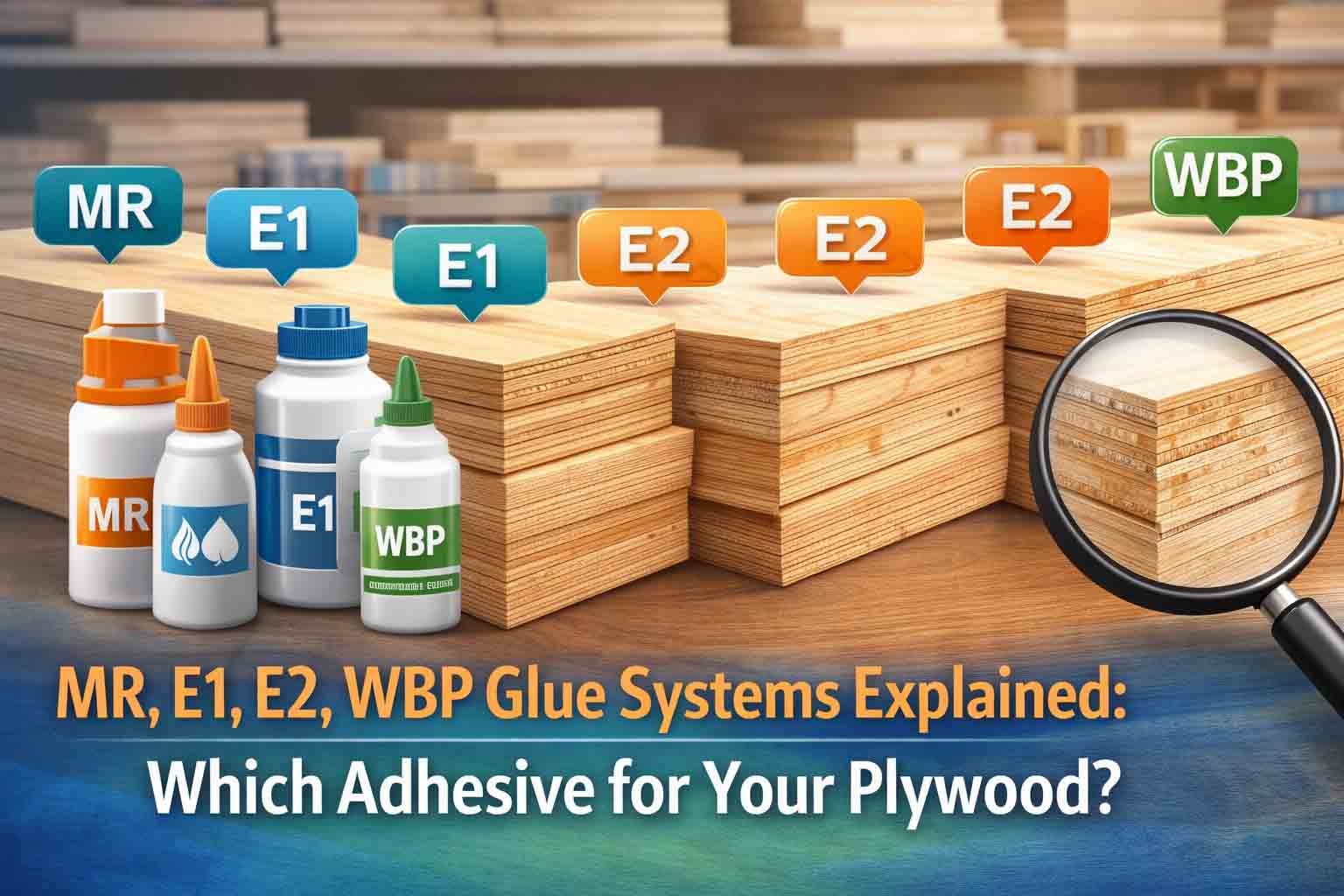 MR, E1, E2, WBP Glue Systems Explained: Which Adhesive for Your Plywood?