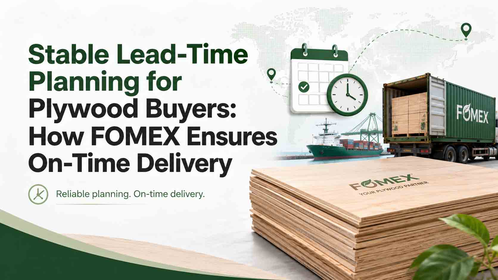 Stable Lead-Time Planning for Plywood Buyers: How FOMEX Ensures On-Time Delivery