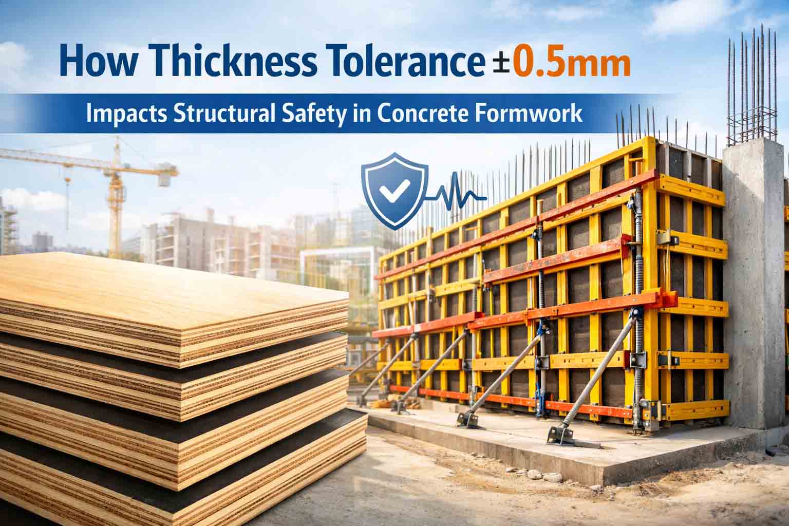 How Thickness Tolerance ±0.5mm Impacts Structural Safety in Concrete Formwork
