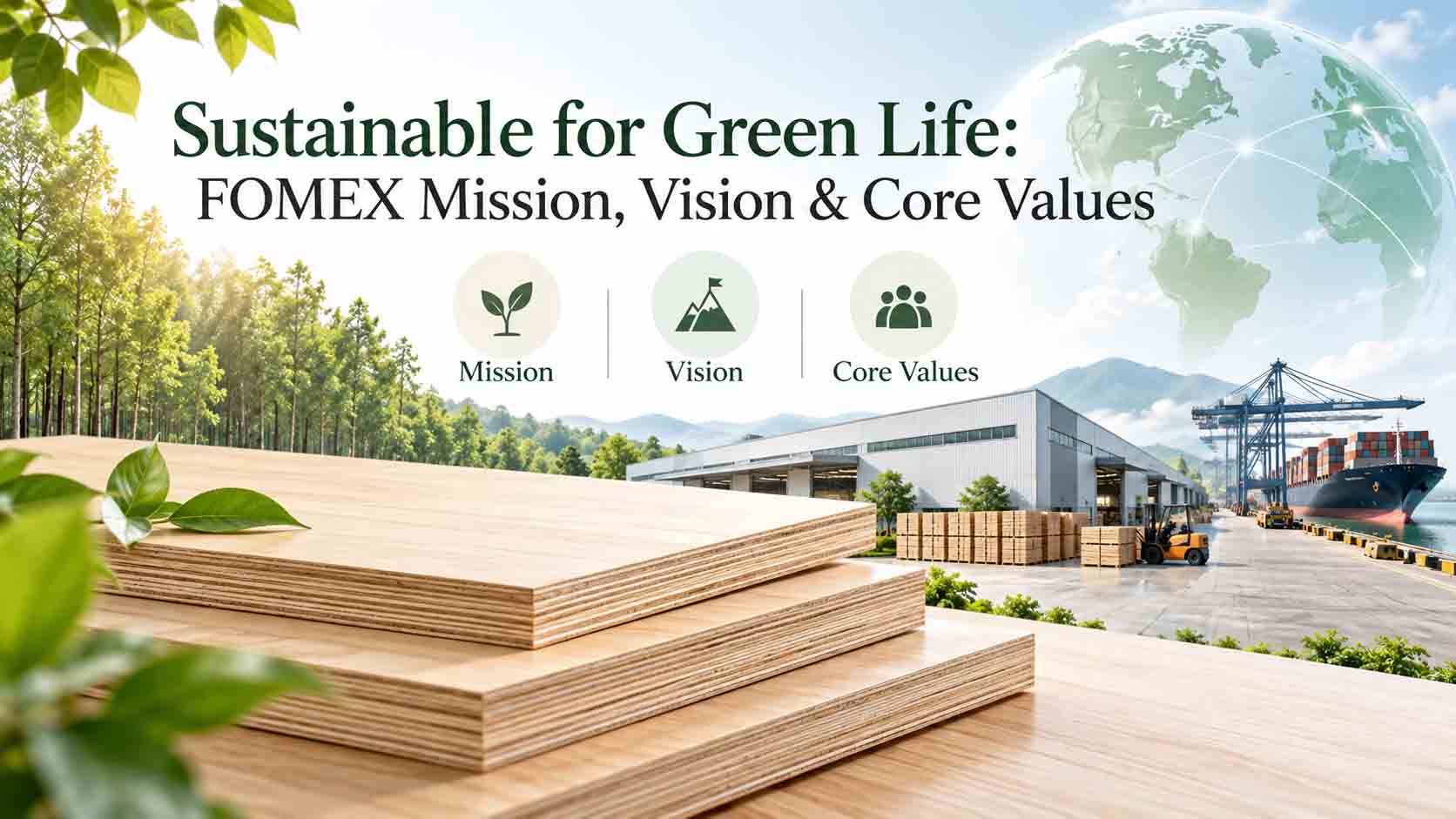 Sustainable for Green Life: FOMEX Mission, Vision & Core Values