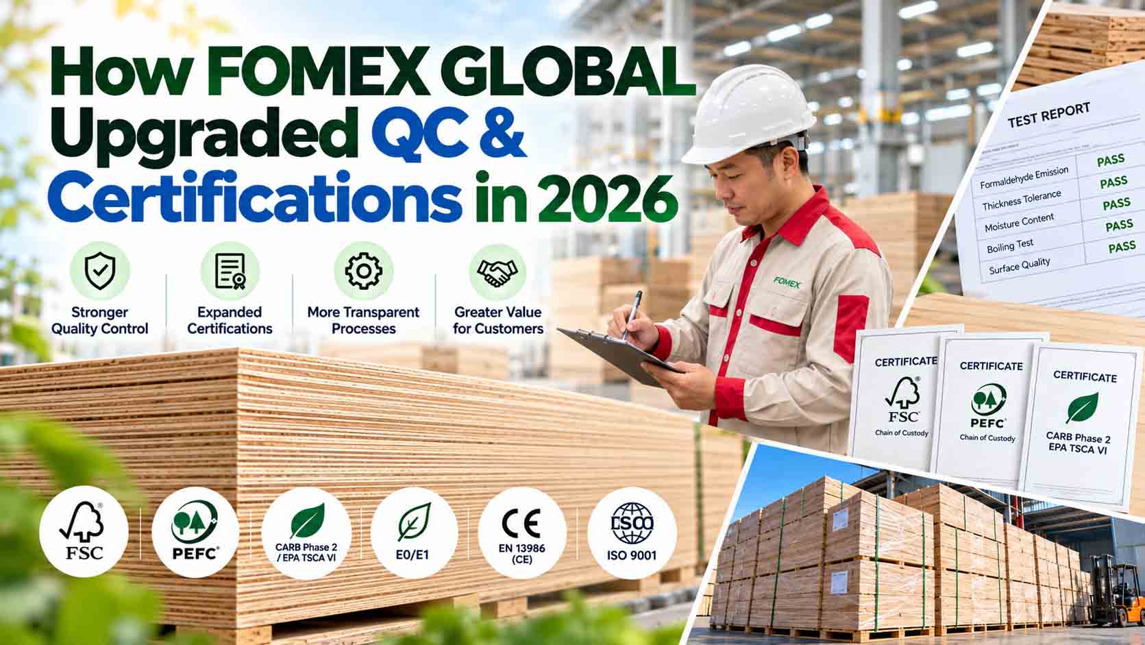 How FOMEX GLOBAL Upgraded QC & Certifications in 2026